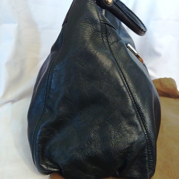 Gucci Vintage Large Abbey D-Ring Hobo in Black Leather EUC - Picture 13 of 16